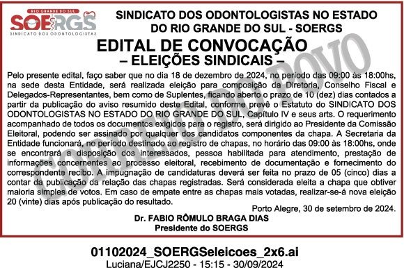 Edital de Convocao - Eleies Sindicais